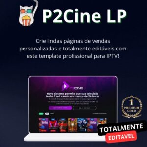 Página de Vendas Editável – P2Cine Landing Page